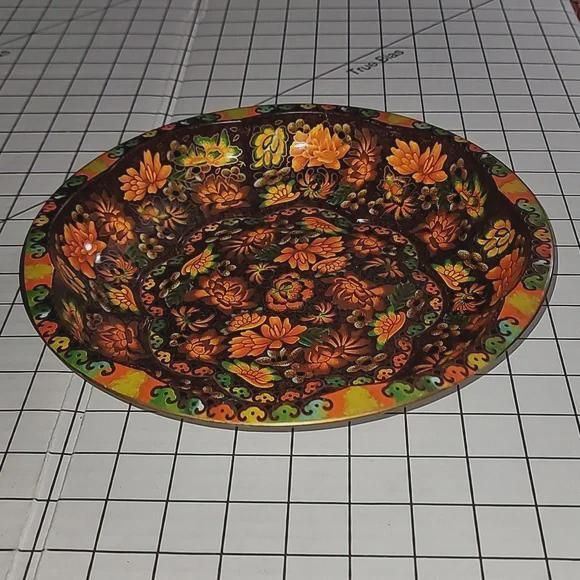 Vintage “Daher Decorated Ware” Round Metal Tin Bowl - Picture 9 of 10